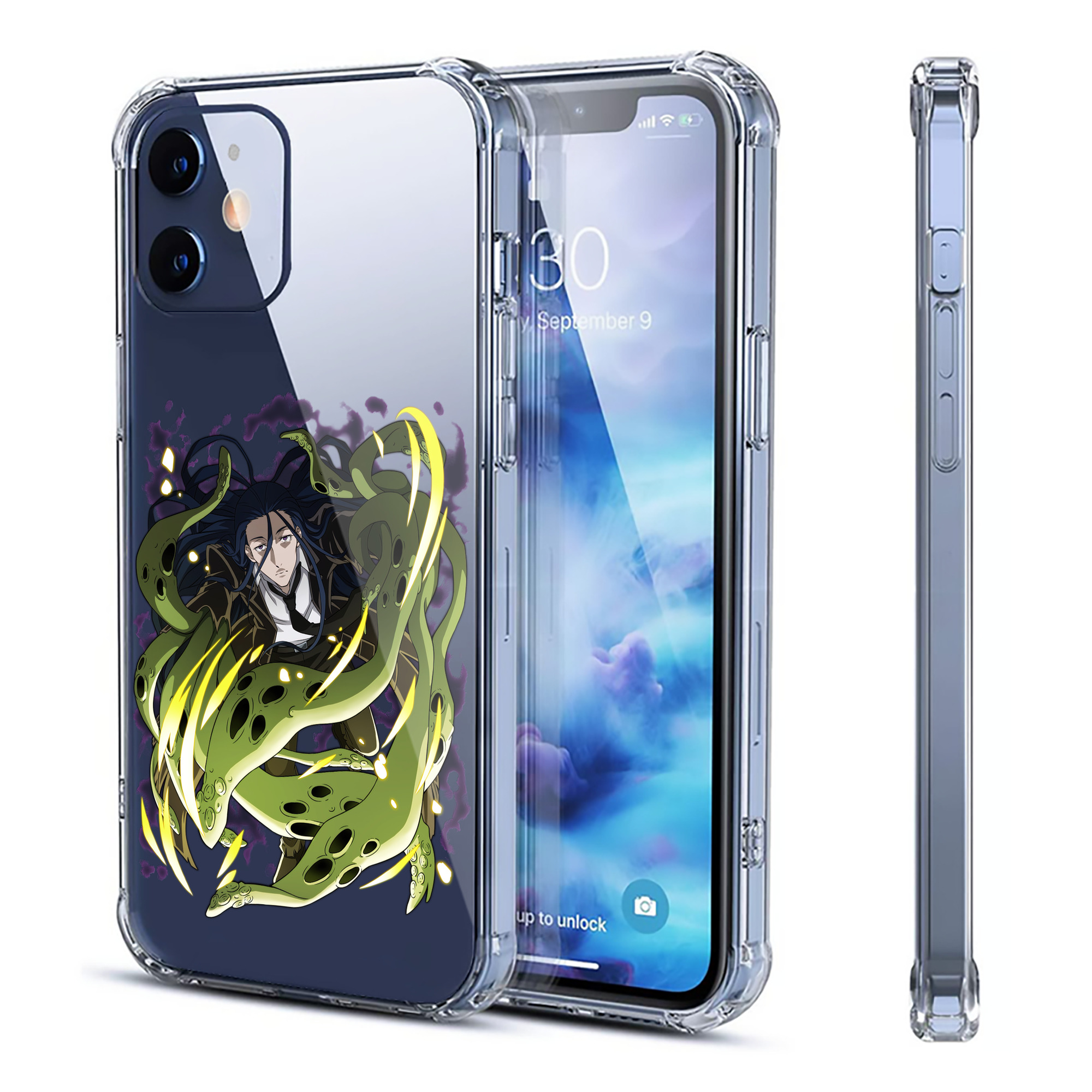 （画像用） 文豪ストレイドッグス Bungo Stray Dogs 【iPhone 12シリーズ対応】透明スマホケース（クリアソフトケース）